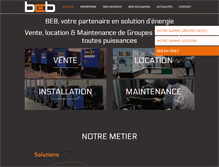 Tablet Screenshot of groupe-beb.com